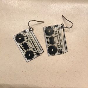 Boombox earrings
